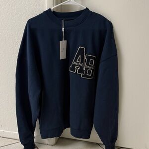 Anine Bing Navy Sweater NWT